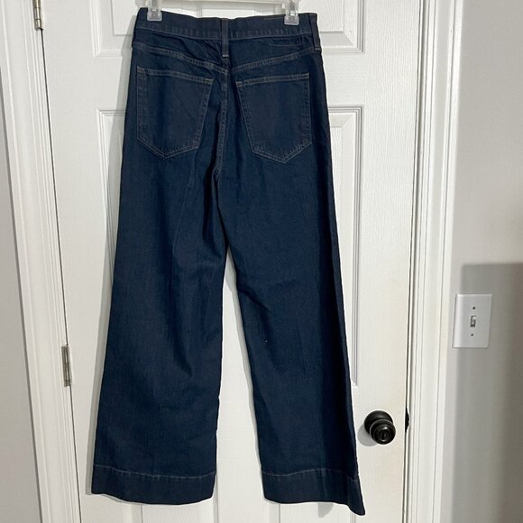 NWT J. Crew High-rise denim trouser jean, Sz. 27P, Resin Rinse - Picture 4 of 6